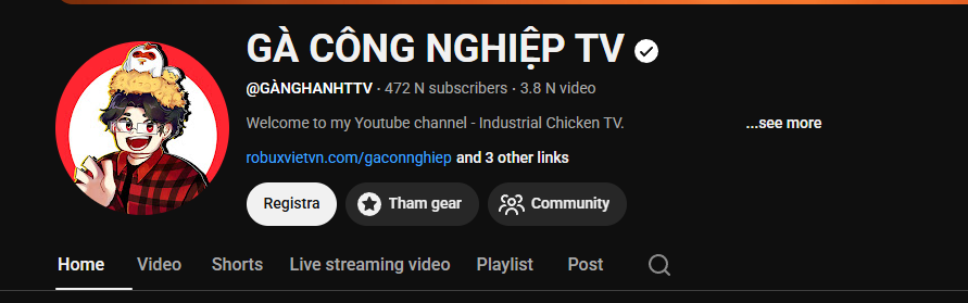 Gà Công Nghiệp TV YouTube channel