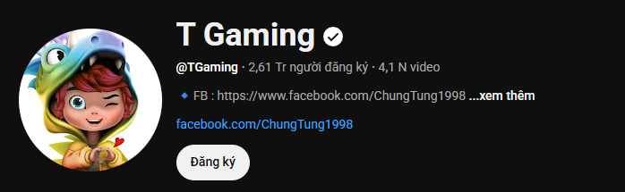 T Gaming YouTube channel